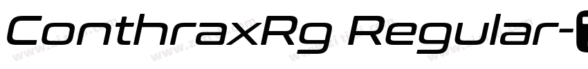 ConthraxRg Regular字体转换